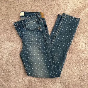 POLKADOT SKINNY JEANS